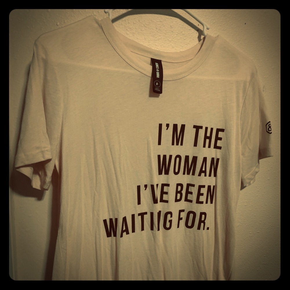 Motivational women’s quote tee